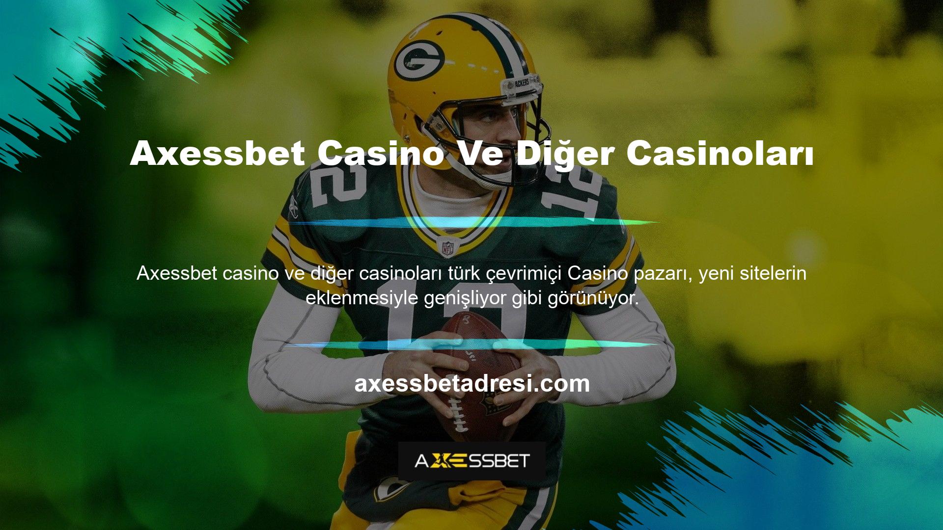 Axessbet casino, bahis oynamayı ve oyun oynamayı kolaylaştırır